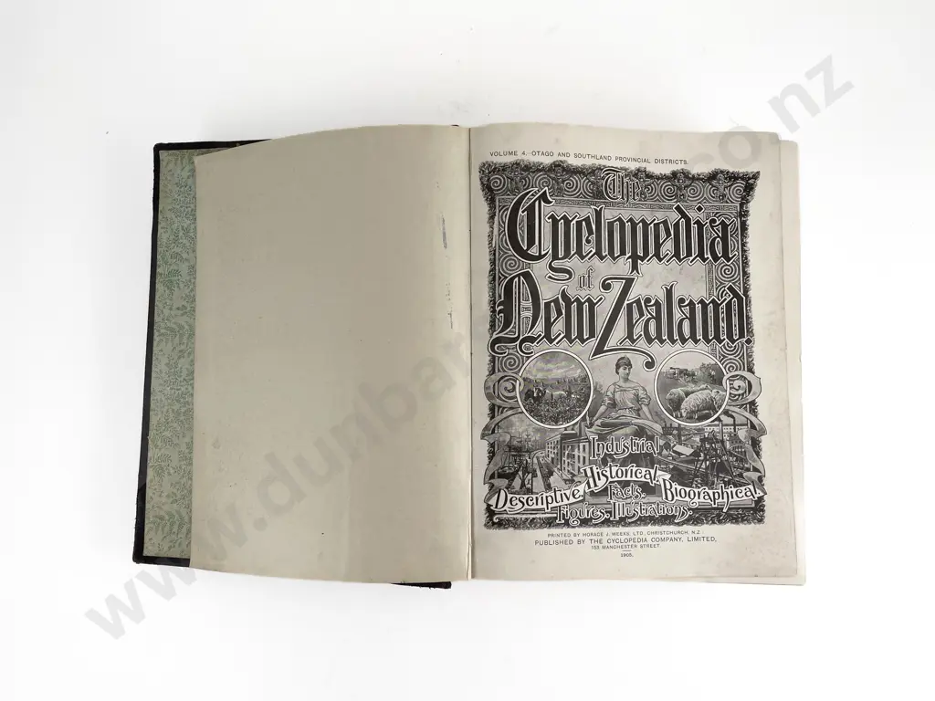 (-) The Cyclopedia Of New Zealand Vol 4 Otago & Southland Provincial Districts Image 1++