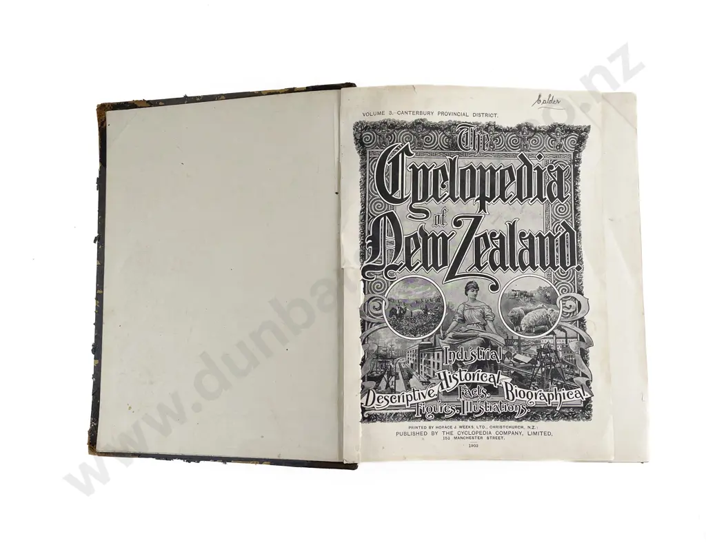 (-) The Cyclopedia of New Zealand Volume3 Canterbury Provincial District Image 1++