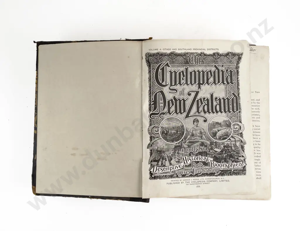 (-) The Cyclopedia of New Zealand Volume 4 Otago & Southland Provincial Districts Image 1++