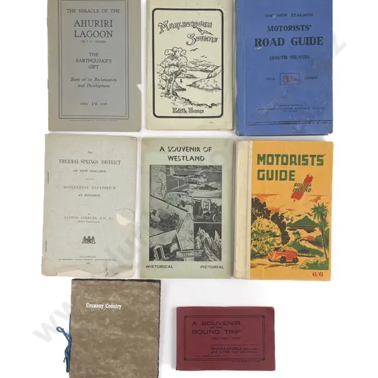 8 Various Travel & Tourist Booklets