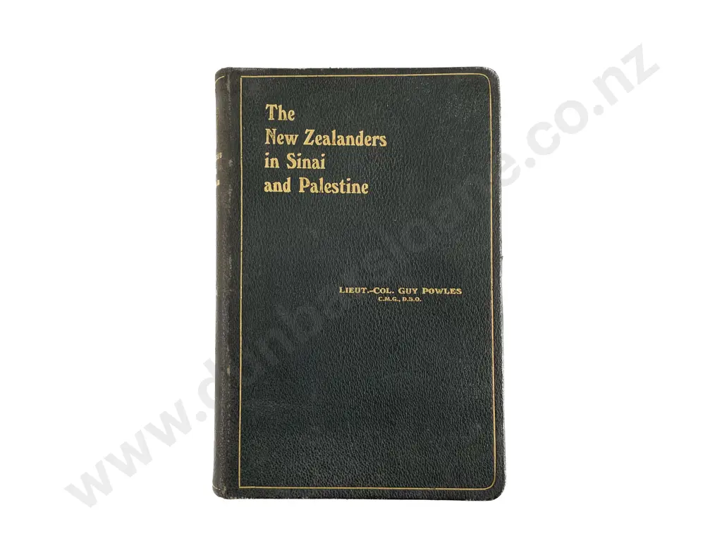 Powles Lieut-Colonel C Guy - The New Zealanders in Sinai and Palestine Image 1++