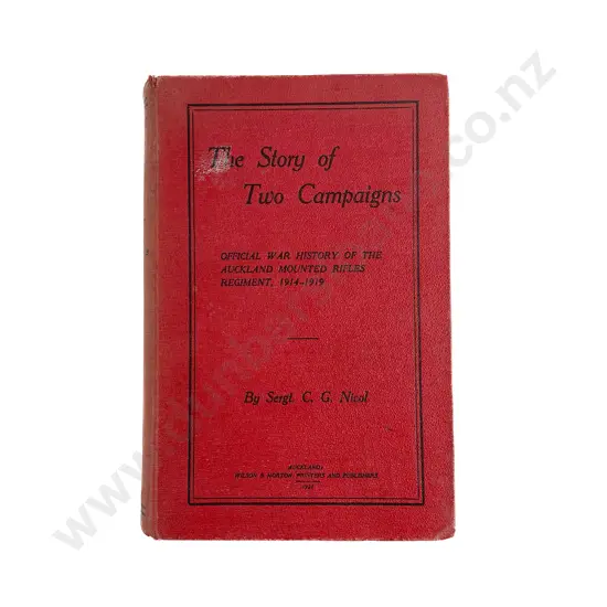 Nicol Sergt C G - The Story of Two Campaigns