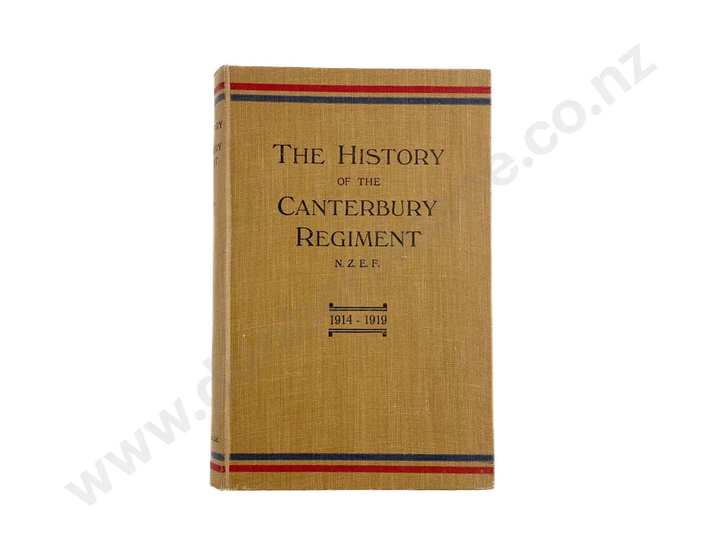 Ferguson Captain David - The History of the Canterbury Regiment NZEF 1914-1919 Image 1++