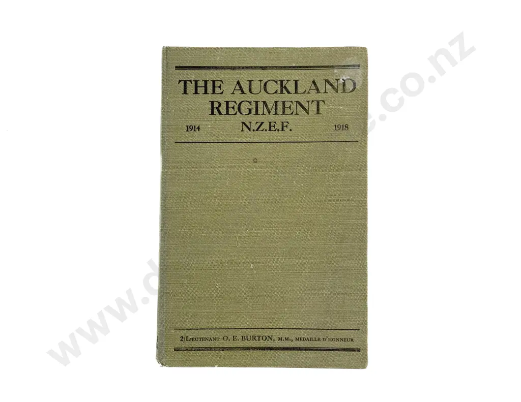 Burton 2/Lieut O E - The Auckland Regiment Image 1++