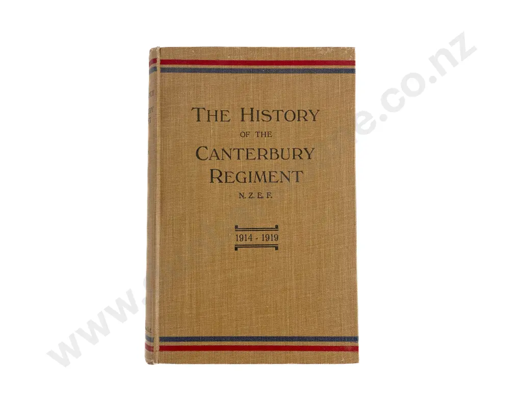 Ferguson Captain David - The History of the Canterbury Regiment NZEF 1914-1919 Image 1++