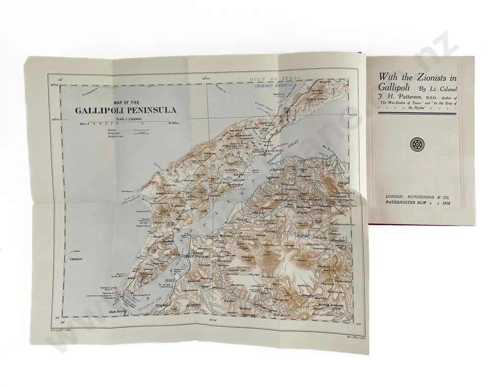 Patterson Lt Colonel F H - With the Zionists in Gallipoli Image 1++