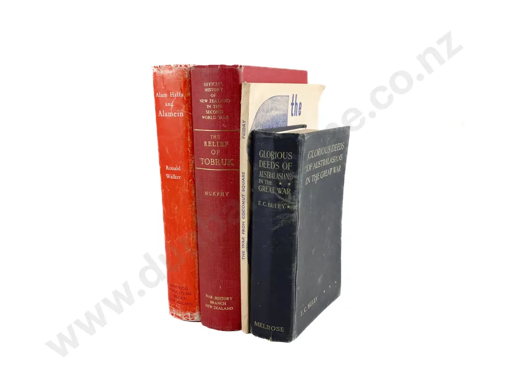 4 NZ/Australian War Volumes Image 1++