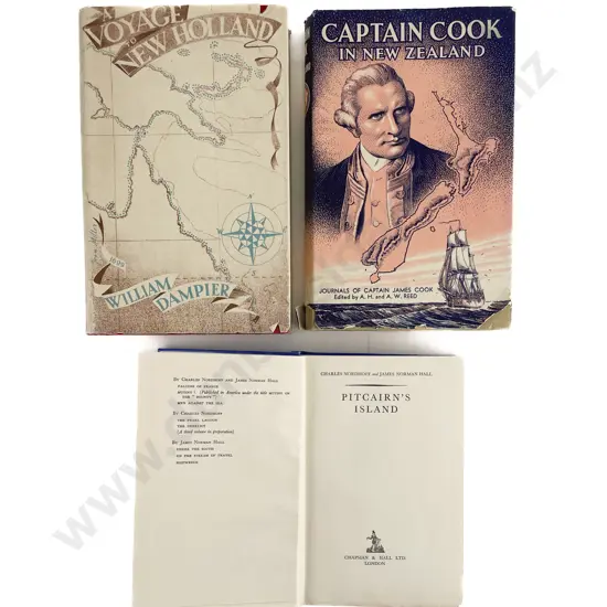 3 Books On Pitcairn Island Etc