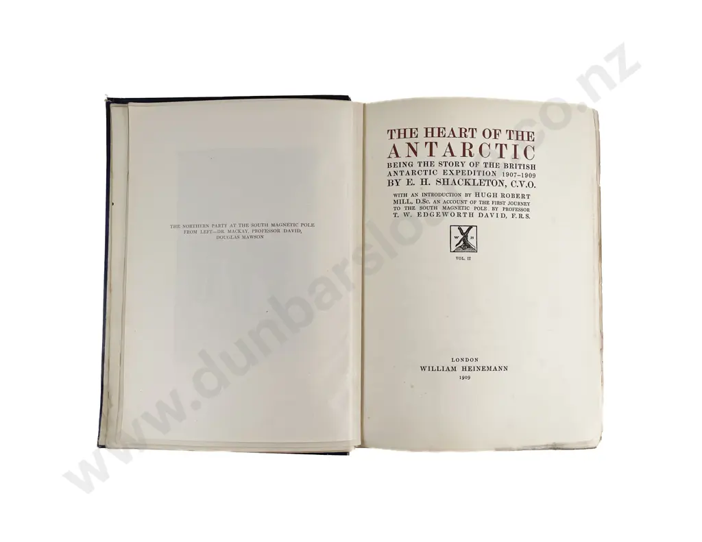 Shackleton E H - The Heart Of The Antarctic Vol II Image 1++