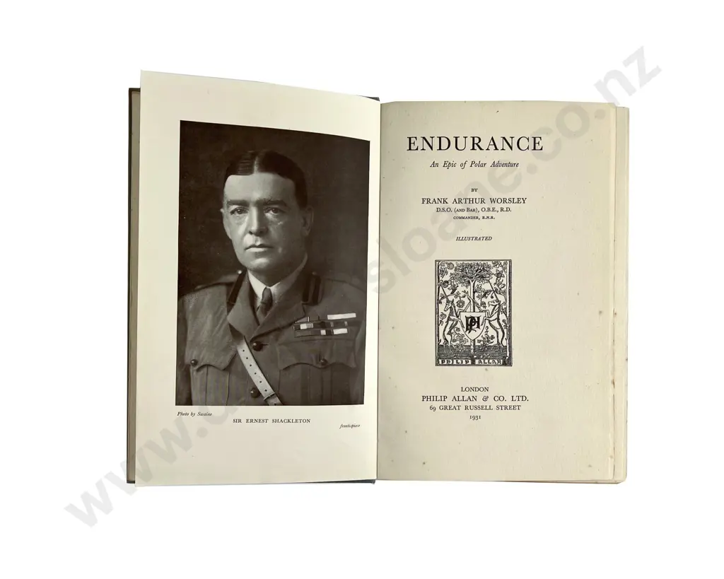 Worsley Frank Arthur - Endurance An Epic of Polar Adventure Image 1++