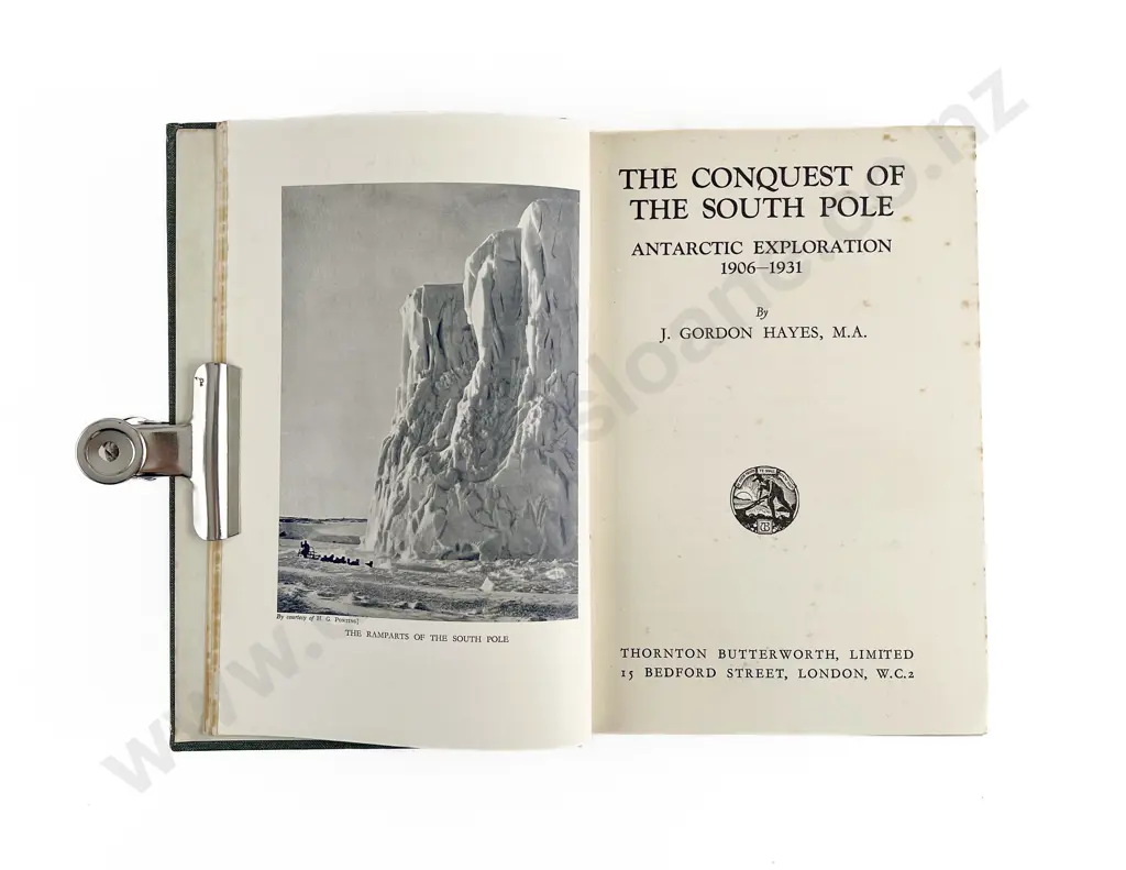Hayes J Gordon - The Conquest Of The South Pole Image 1++