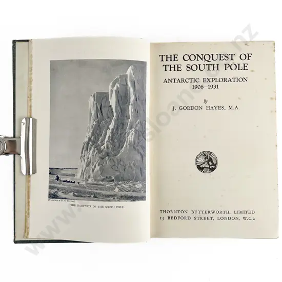 Hayes J Gordon - The Conquest Of The South Pole