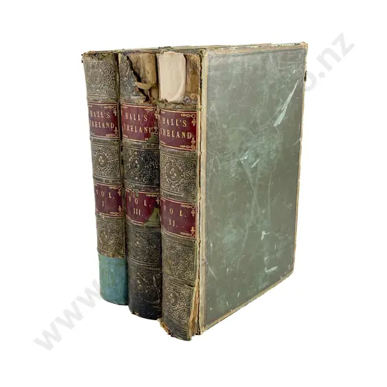 Hall Mr & Mrs S C - Ireland Its Scenery Character etc (3 Volumes)