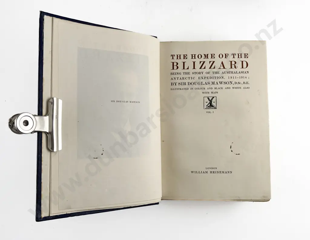 Mawson, Sir Douglas, The Home Of The Blizzard (2 Volumes0 Image 1++