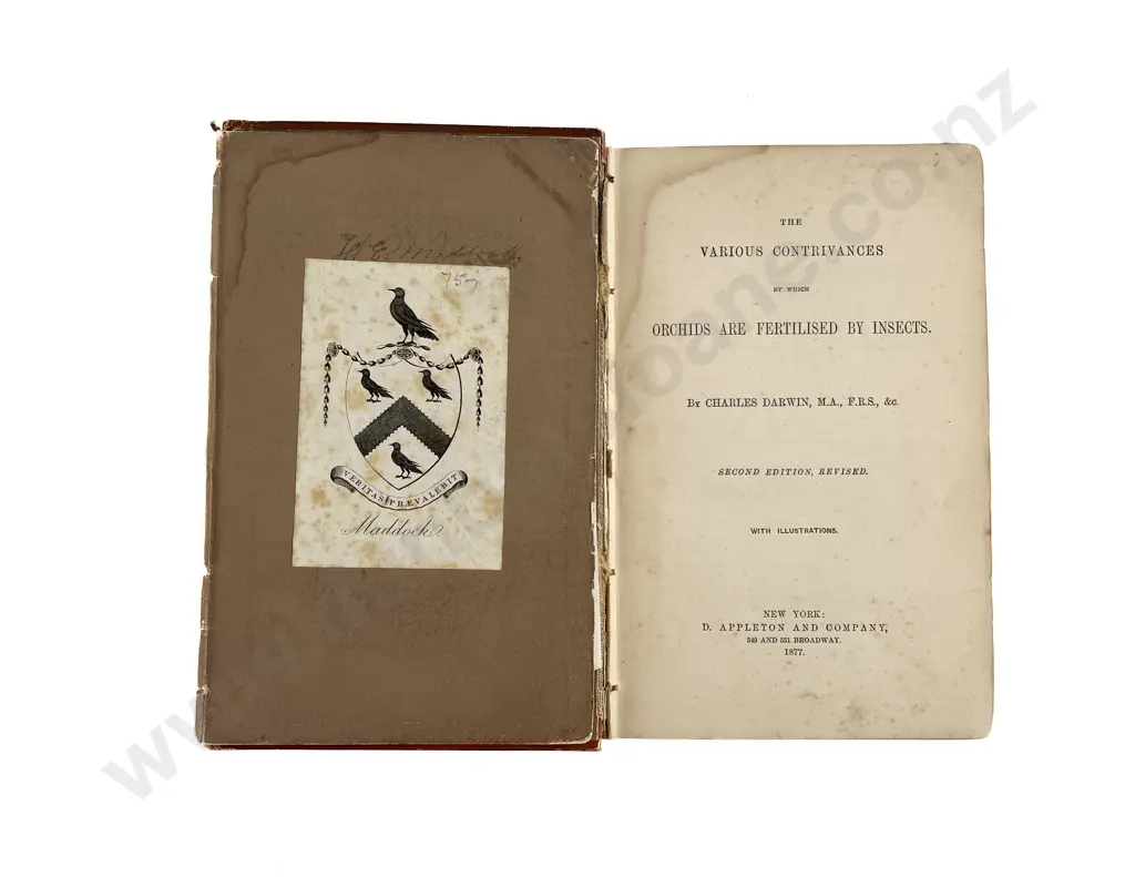 Darwin Charles: The Various Contrivances by which Orchids Are Fertilised By Insects Image 1++