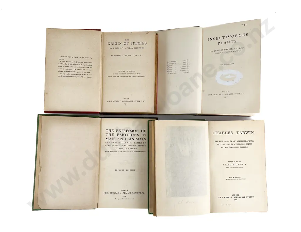 4 Various Darwin Volumes Image 1++