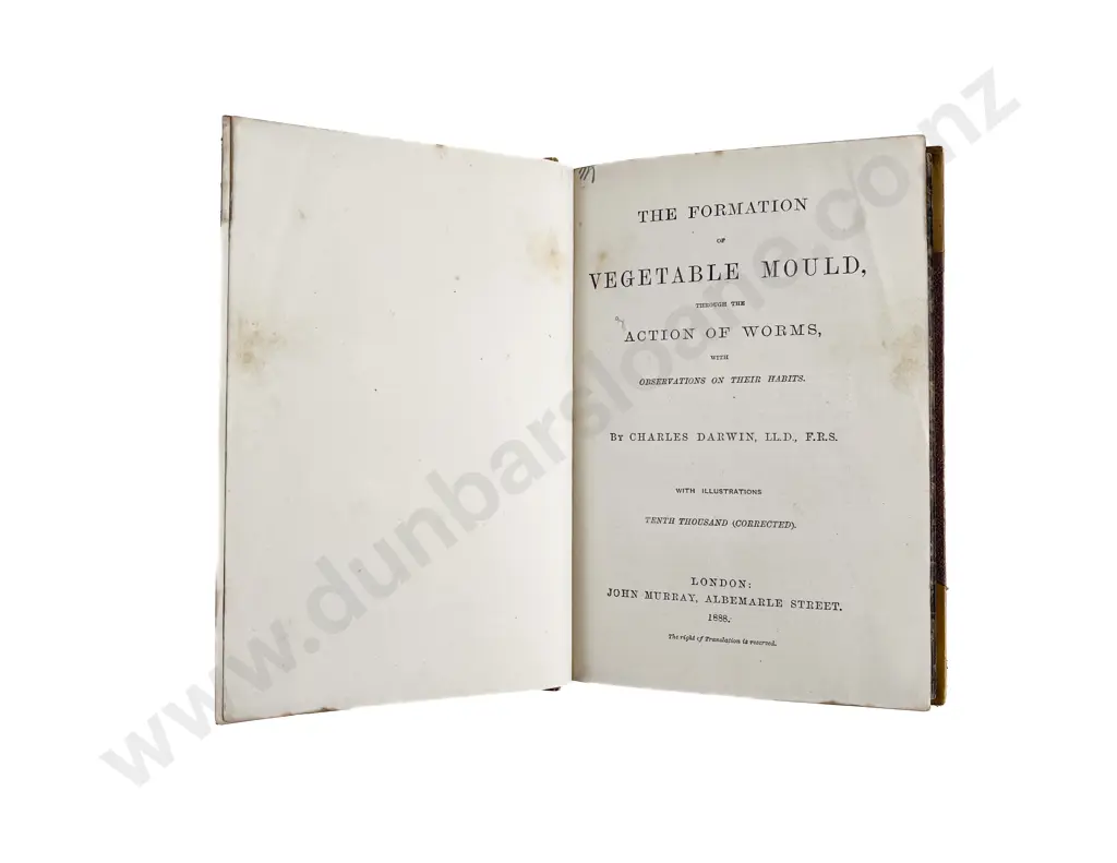 Darwin Charles - The Formation of Vegetable Mould Image 1++
