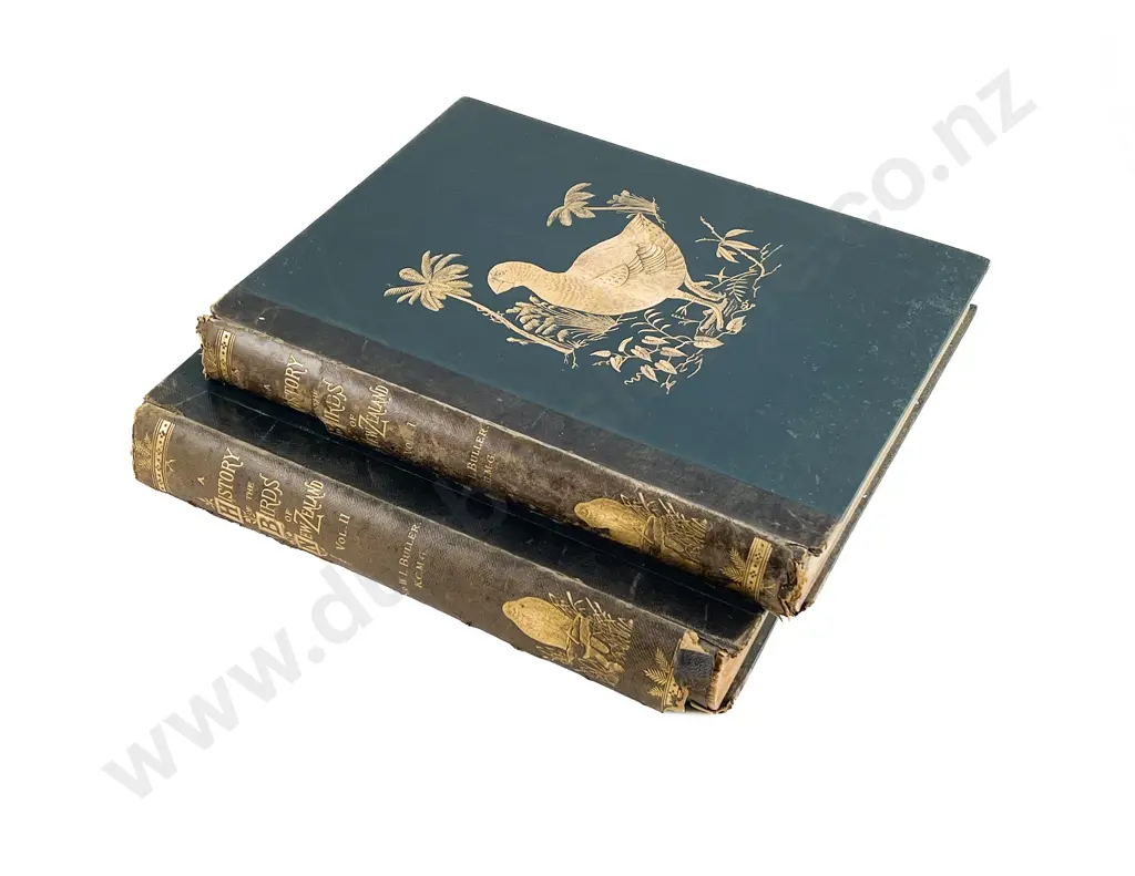 Buller Sir Walter Lawry - A History of the Birds Of New Zealand 2 Volumes Image 1++