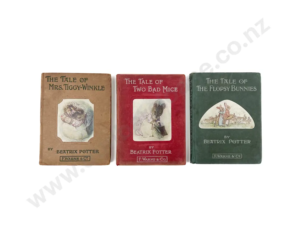 Potter Beatrix - 3 Early Volumes By Frederick Warne & Co Image 1++