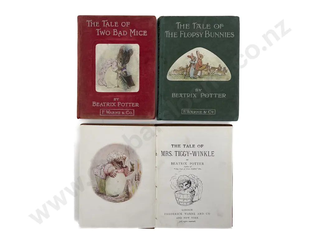 Potter Beatrix - 3 Early Volumes By Frederick Warne & Co Image 1++
