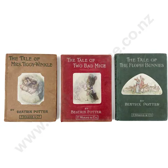 Potter Beatrix - 3 Early Volumes By Frederick Warne & Co