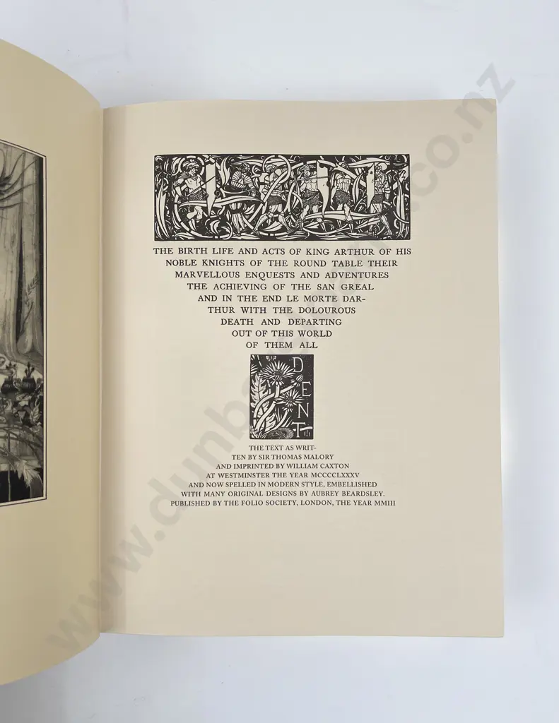 Mallory Sir Thomas - Le Morte D'Arthur Image 1++
