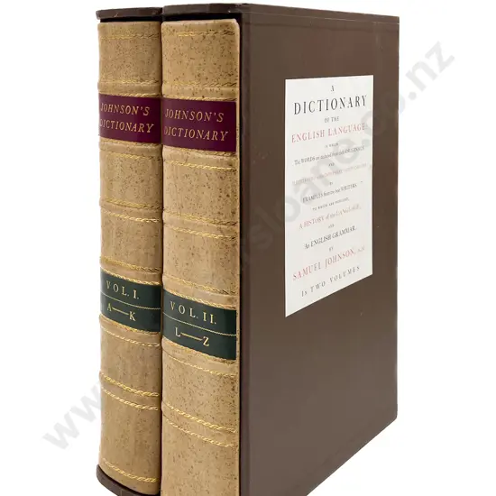 Johnson Samuel - Johnsons Dictionary (2 Volumes)