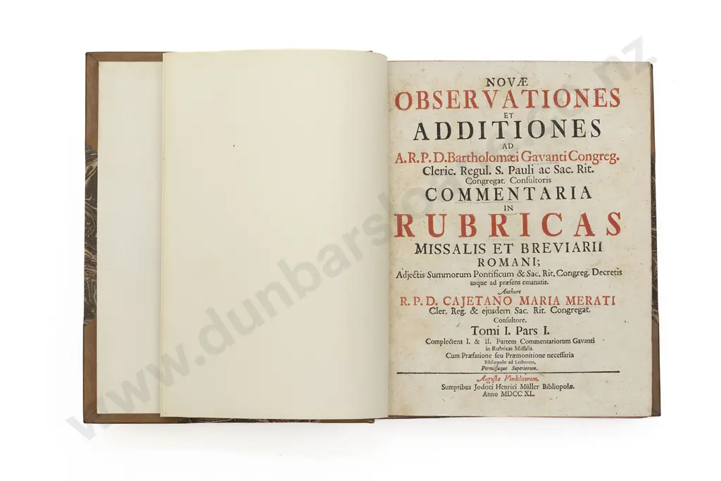 Merati Cajetano Maria - Novae Observationes et Additiones (3 Volumes) Image 1++
