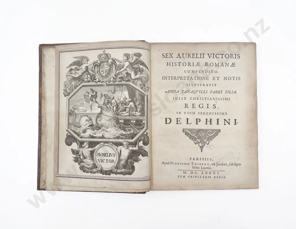 Aurello Victor Sexto - Sex Aurelii Victoris Historiae Romanae Compendium 1681 Image 1++