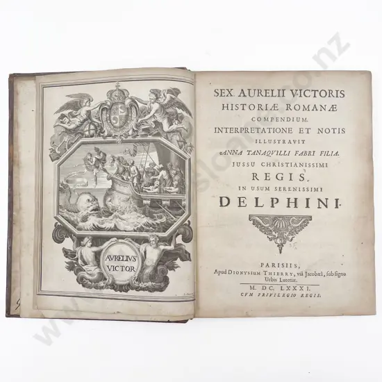 Aurello Victor Sexto - Sex Aurelii Victoris Historiae Romanae Compendium 1681