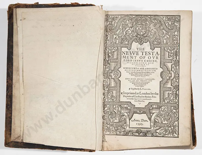 The Newe Testament Of Our Lord Jesus Christ Image 1++