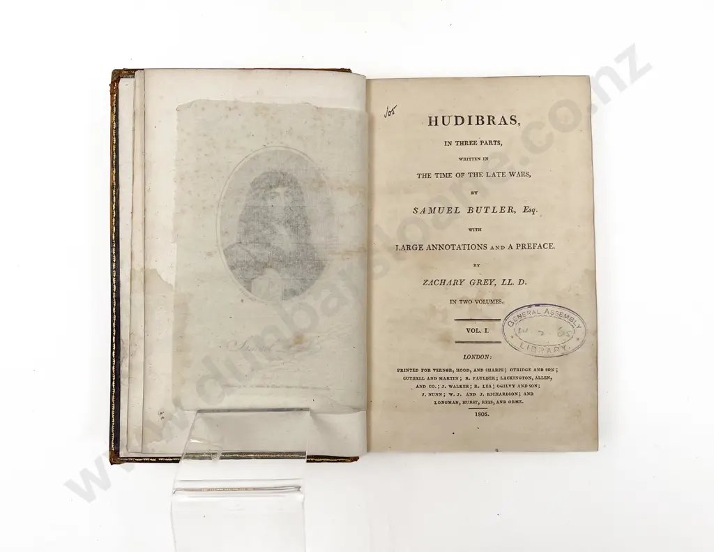 Butler Samuel - Hudibras (2 Volumes) Image 1++