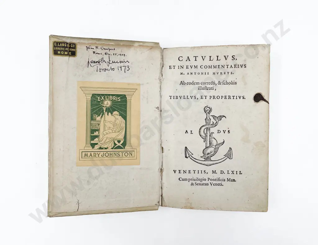 M Antonii Mureti - Catallus Et In Commentarius Image 1++