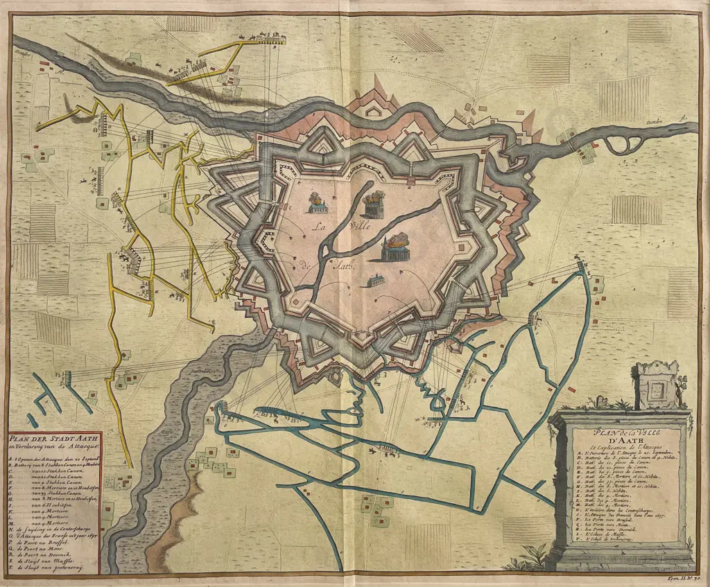 5 Various 18th Century European Maps & Engravings Image 1++