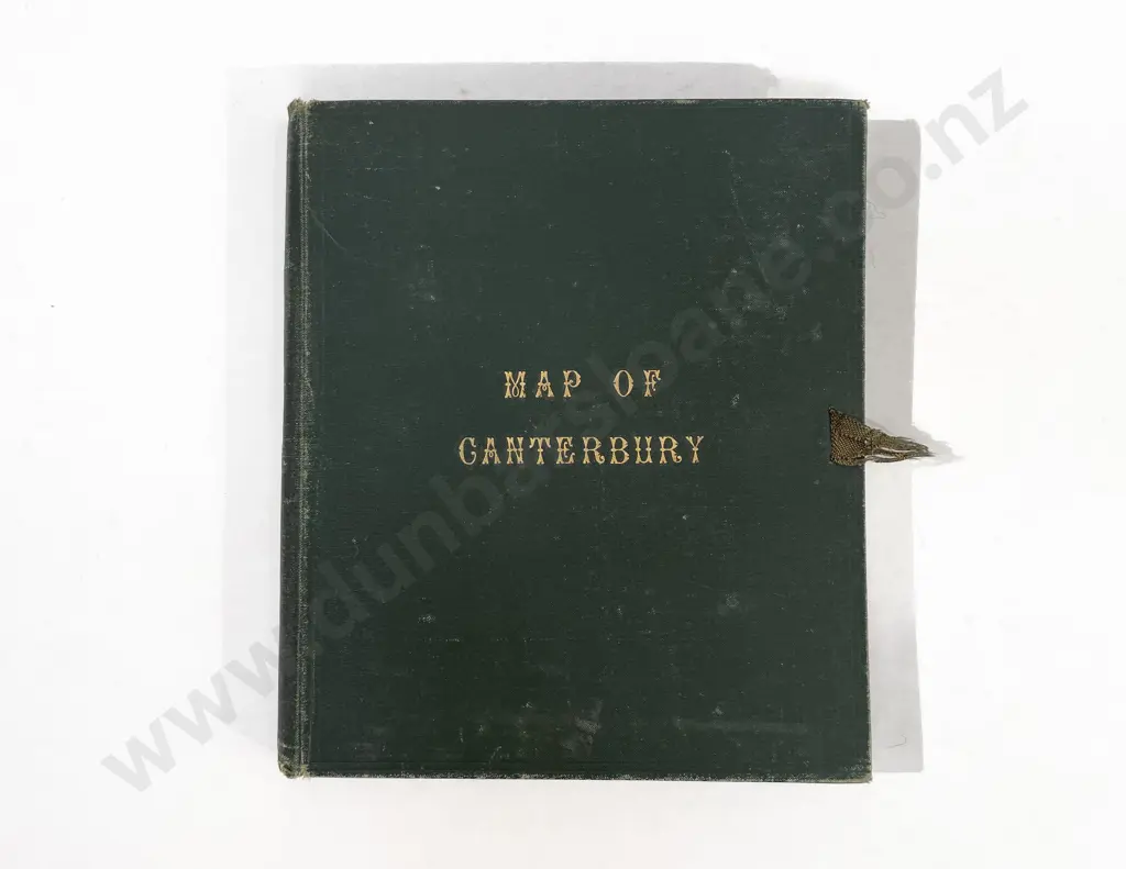 (-) Map Of The Provincial District Of Canterbury Image 1++