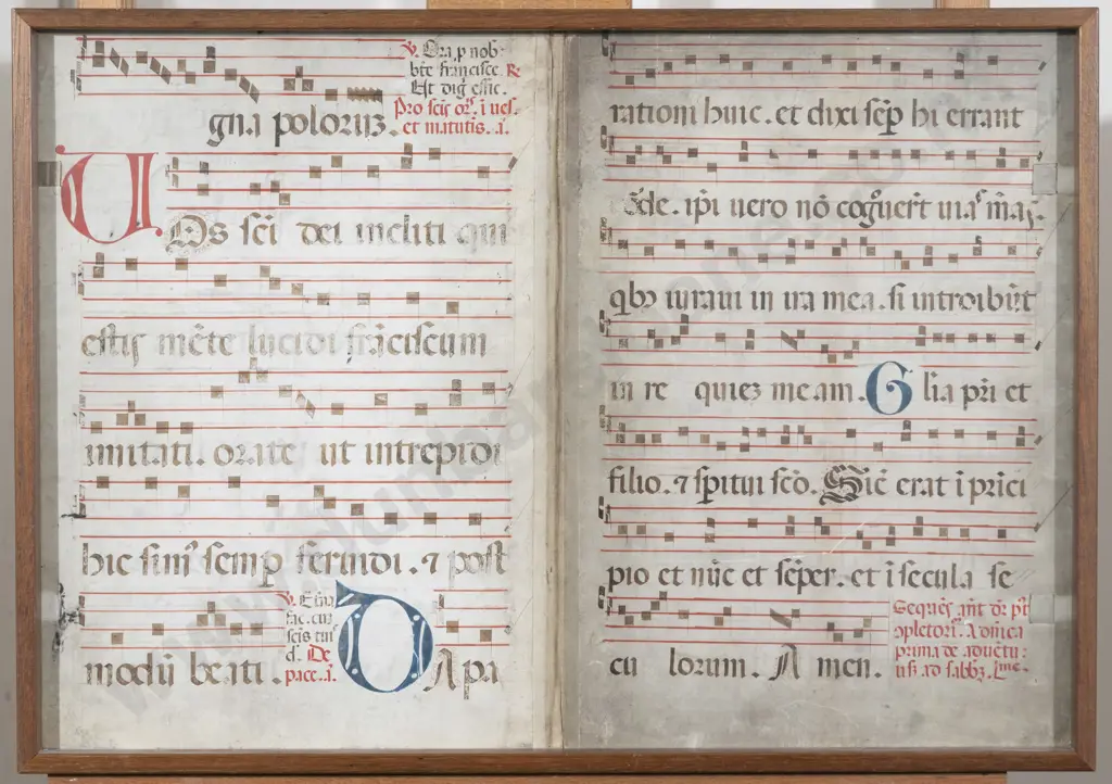 Circa 14th French or Italian Manuscript From Matthews Gospel Image 1++