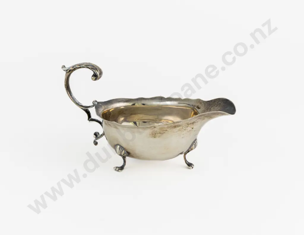 Edw VII S/S Gravy Boat by Mappin & Webb Image 1++