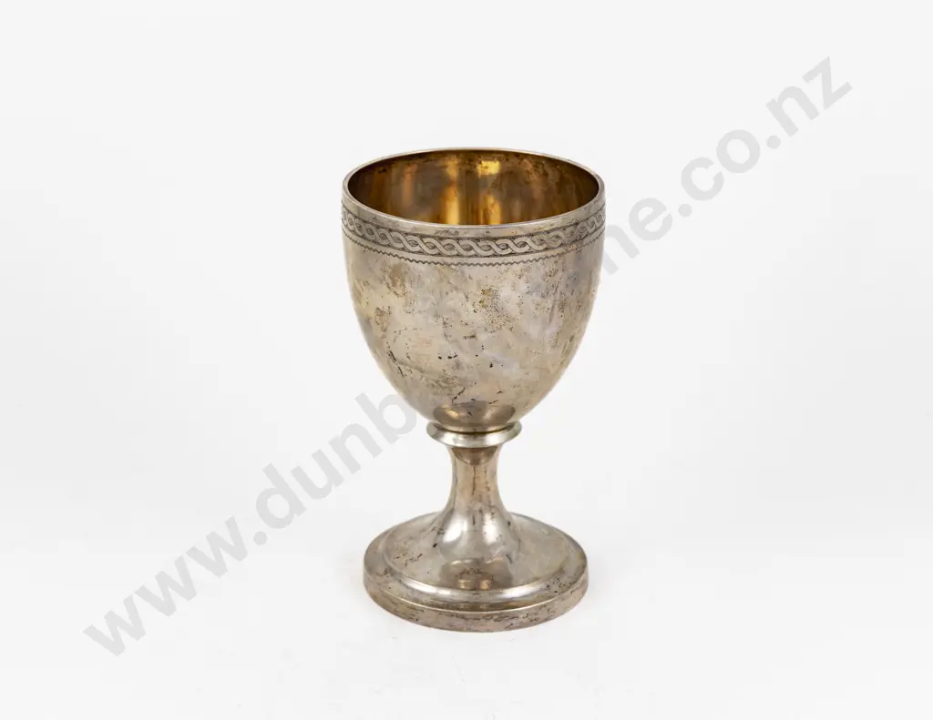 Geo III Scottish S/S Goblet Image 1++