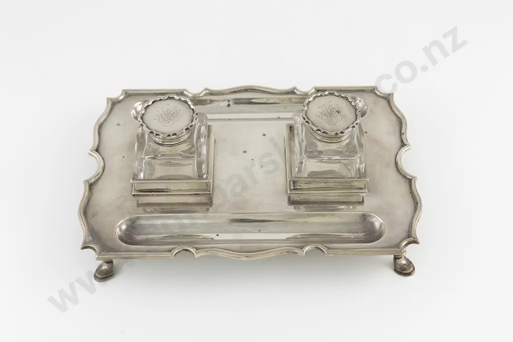 Late Vict S/S Deskstand by Elkington & Co Ltd Image 1++