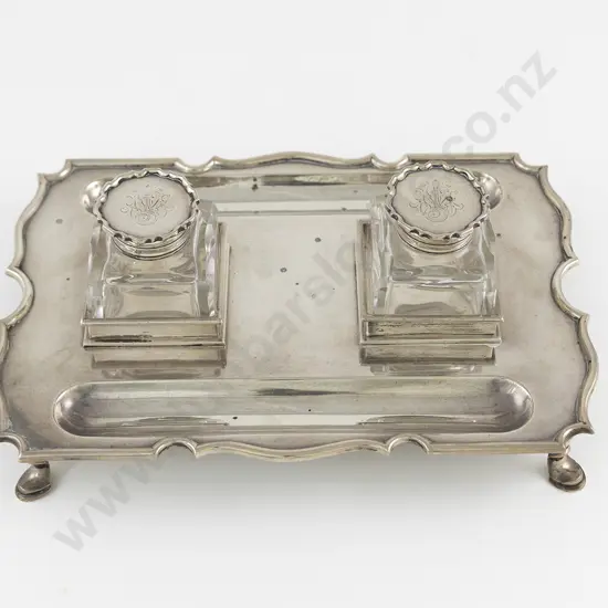 Late Vict S/S Deskstand by Elkington & Co Ltd
