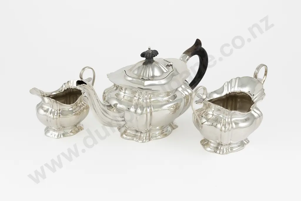 Geo V S/S 3 Piece Teaset Image 1++