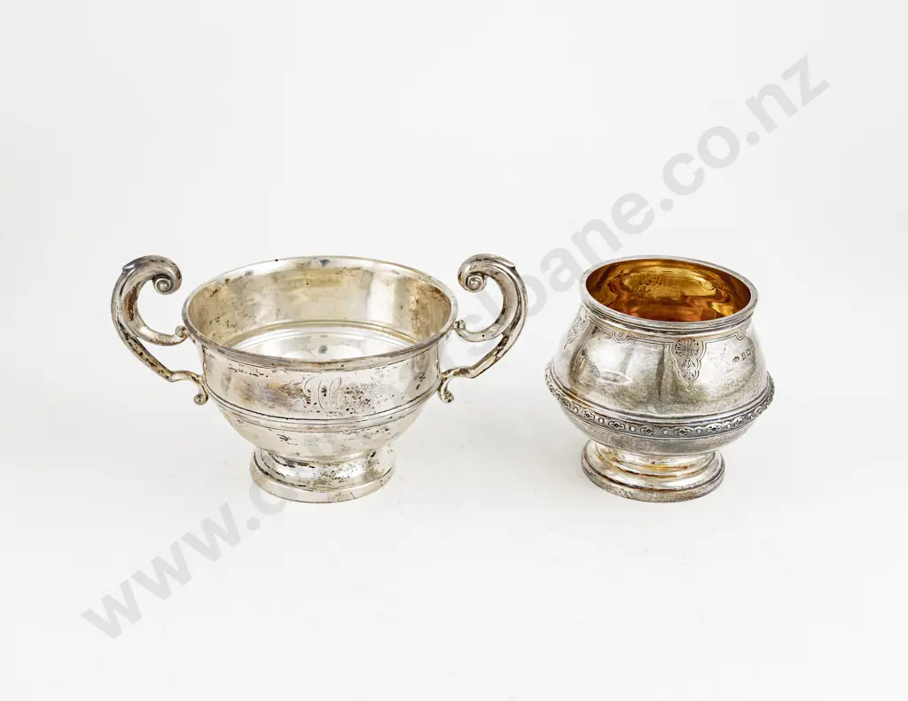 Geo V Elkington & Co S/S Sugar Bowl Image 1++