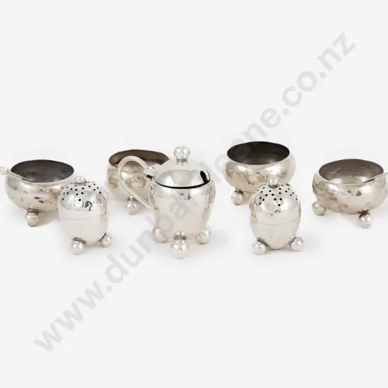 S/S 3pce Cruet Set