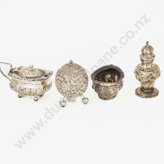 Three S/S Cruets