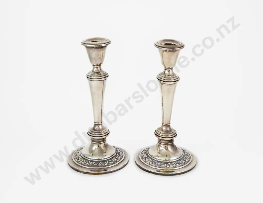 Pair Of Gorham S/S Candlesticks Image 1++