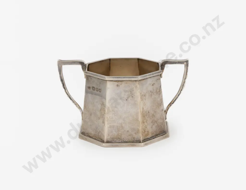 Geo VI S/S Sugar Bowl by Carrington & Co London Image 1++