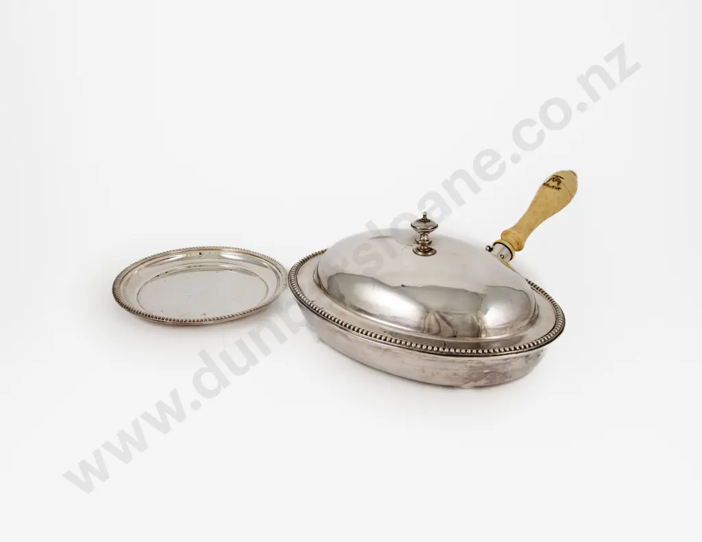 Late Vict S/Plate Chafing Dish Image 1++