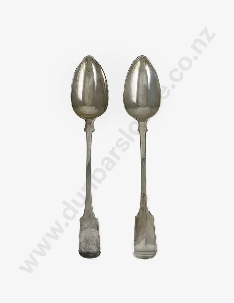 Pair Geo III S/S Basting Spoons Image 1++