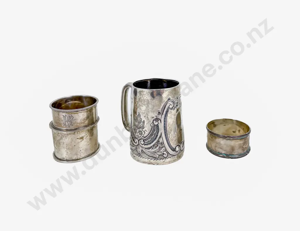 Edw VII S/S Christening Mug Image 1++