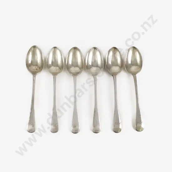 Set Of Six Vict S/S Dessert Spoons